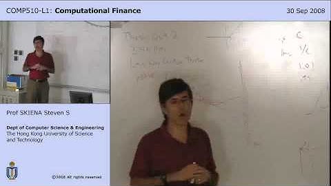 Lecture 9 - Random Walk Models