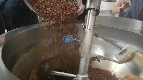 Almond Nut Sugar Coating Machine Caramelized Equipment