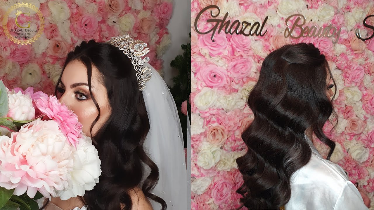 تسريحة شعر مموج || ويفي ريترو || WAVES HAIR TUTORIAL || غزل دعبول