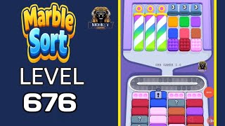 Marble Sort level 676 walkthrough solution