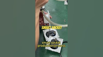 Smart socket production process.👨🏻‍🔧🛠️🪛#smartsocket #smarthome #electric #factory #homedecor