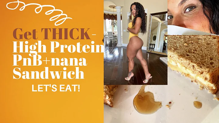 GET THICK High Protein PnB+nana' sandwich!
