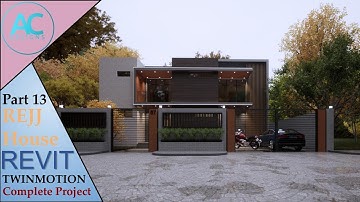 REJJ House | Part 13 | Complete Step By Step Project | Revit and Twinmotion Tutorial