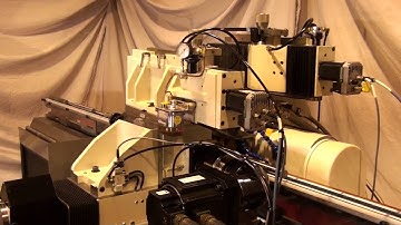 TG-12x8 Thrufeed Centerless Grinder with "Feedall" Conveyor Auto Feeder