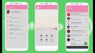 Cara Mengganti Tema Whatsapp Original Menjadi Serba Pink screenshot 5