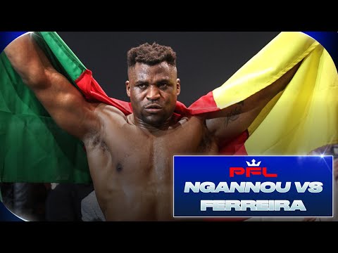 The King is back! ? Francis Ngannou knocks out Renan Ferreira ? #battleofthegiants highlights