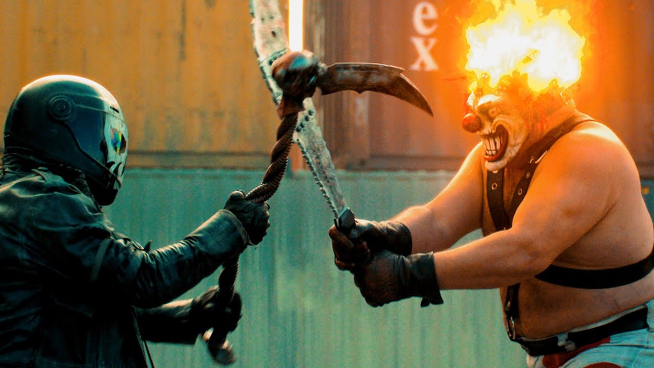 بعد نهاية العالم البشر يدخلون في سباق سيارات, والفائز ستتحقق له أمنية يتمناها مسلسل Twisted metal 2🎦