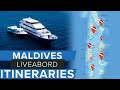Maldives master liveaboard itineraries scuba maldives
