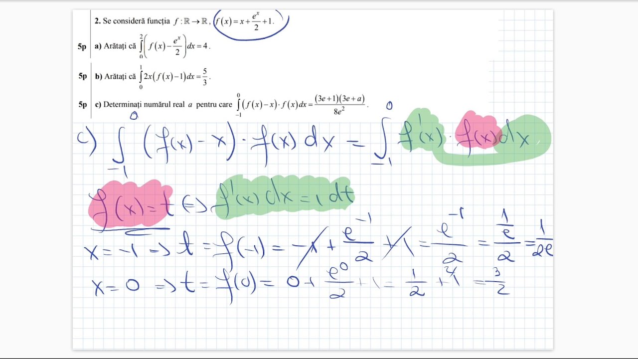 Simulare Bacalaureat 2022 - Tehnologic - Rezolvare Subiect