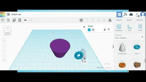 How to make simple cup 3d printing (Tinkercad)