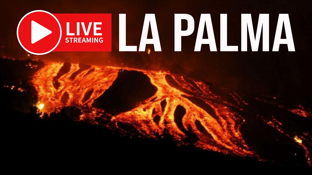 LIVE 24 hours La Palma Volcano Eruption in the Canary Islands (Feed