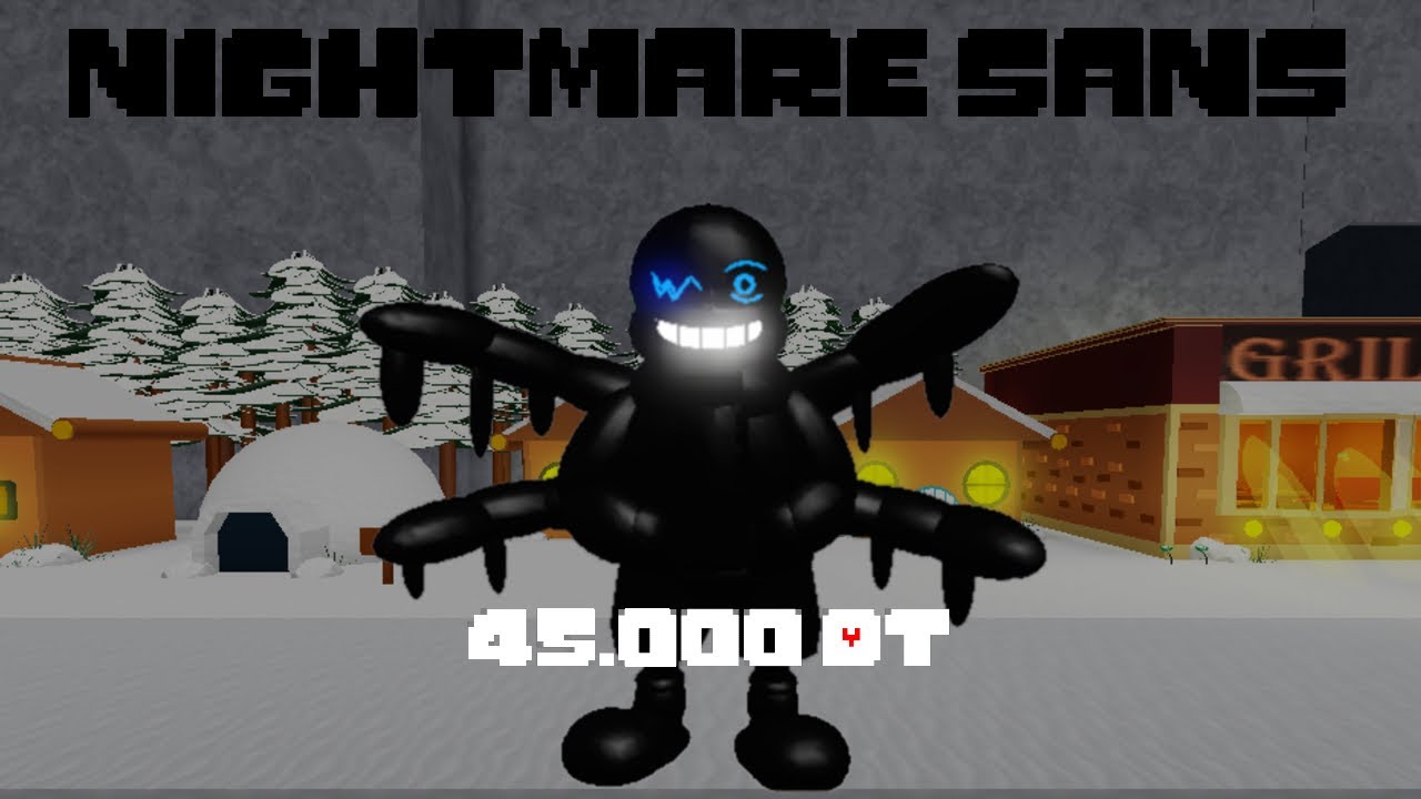 NightMare Sans - Roblox