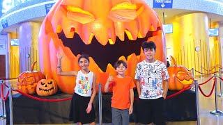 Halloween at Amusement Park Dubai Family Fun Day Vlog