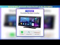 1126 inch IPS Touch Screen Multimedia Video Player Portable 4K DVR Wireless CarPlayAndroid Auto