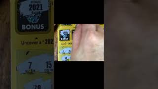 🤑 BONUS WINS 🎉 2021 🎉 $20 CA Lottery Ticket Scratchers 🤑 #Shorts 🎧