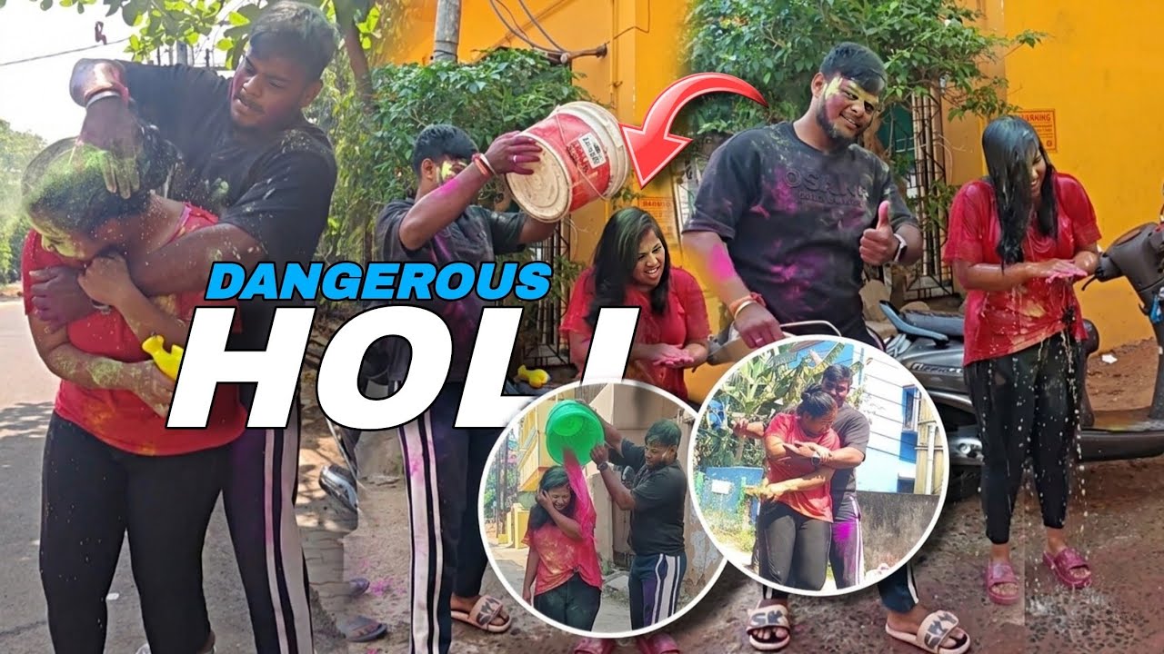 RISHITA ସହ Khatarnaak HOLI 🫟 celebration😉🤯