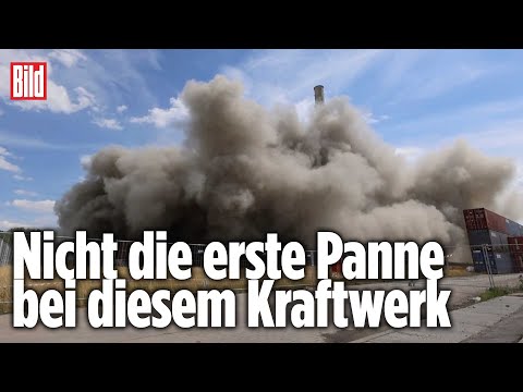 Diese Kraftwerk-Sprengung geht