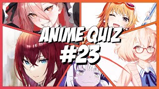 Anime Quiz #23  Openings, Endings, OSTs, 4 Images 1 ED and Logos