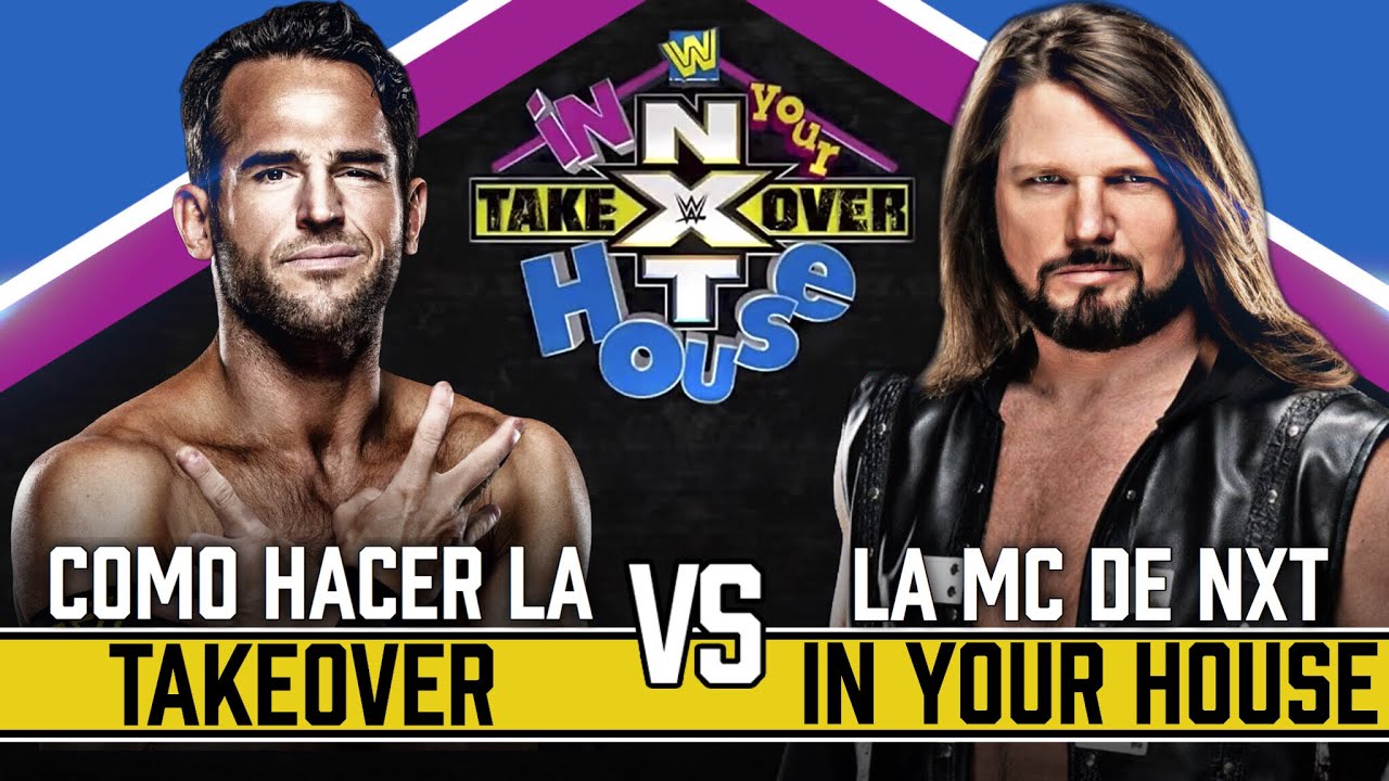 COMO HACER LA MATCH CARD DE NXT TAKEOVER IN YOUR HOUSE - YouTube