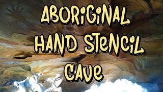 Some Nice Hand Stencils In This Aboriginal Art Cave - Bucketty Area, Nsw
