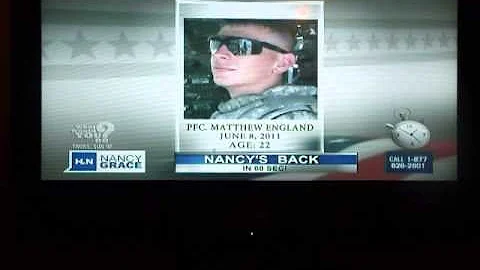 PFC Matthew England on Nancy Grace