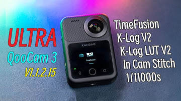 The K-Log V2 is IMREPESSIVE , Explaination on QooCam 3 Ultra March 2025 Update