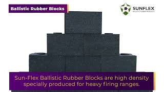 Ballistic Rubber Blocks