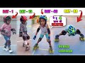 Skater hinaya 4 year kids  90 days challenge  kids skating training  skating training kids