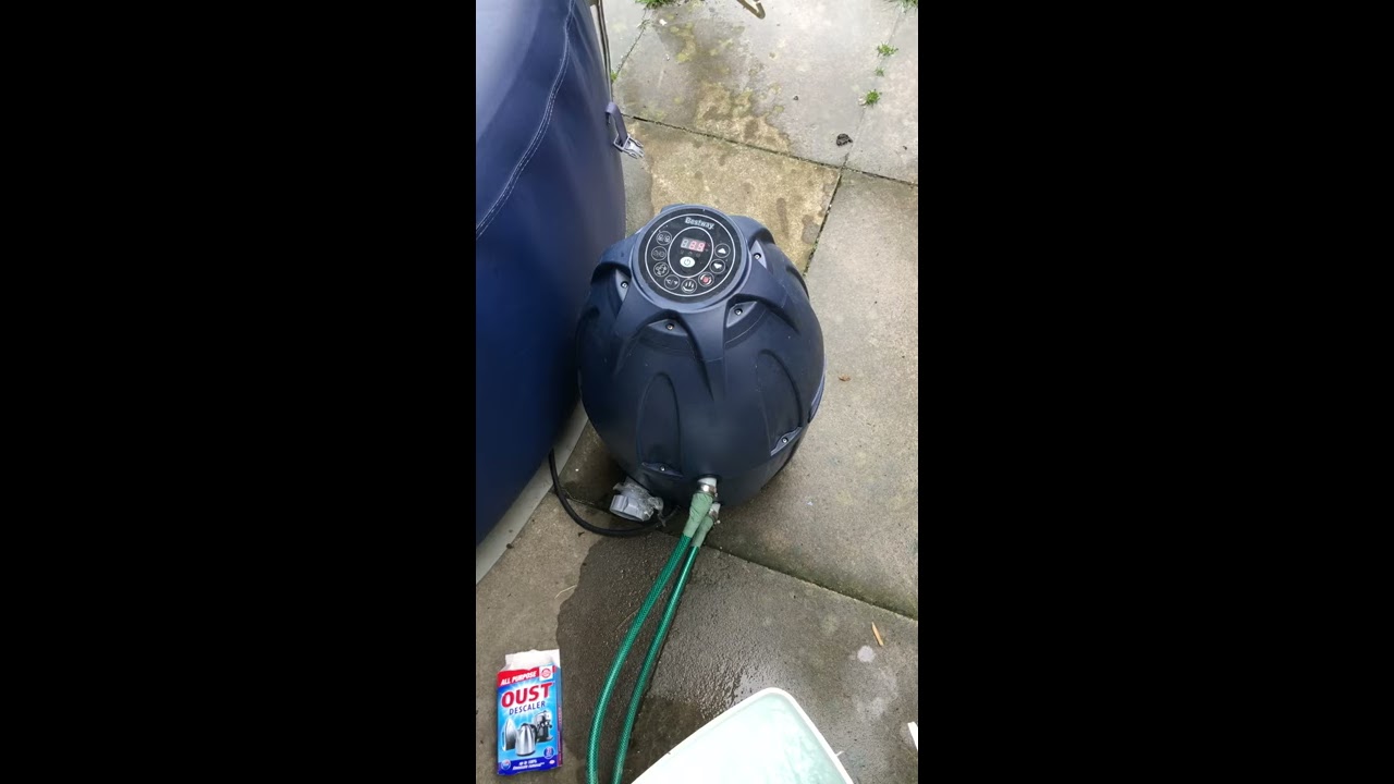 How to descale, clean a lazy spa pump YouTube