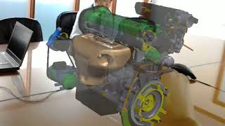 PTC Vuforia studio & Hololens AR Demo  (홀로렌즈 증강현실)