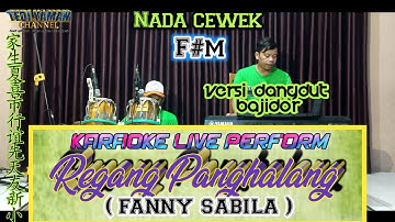 Regang panghalang karaoke (Fanny sabila) nada cewek F#m