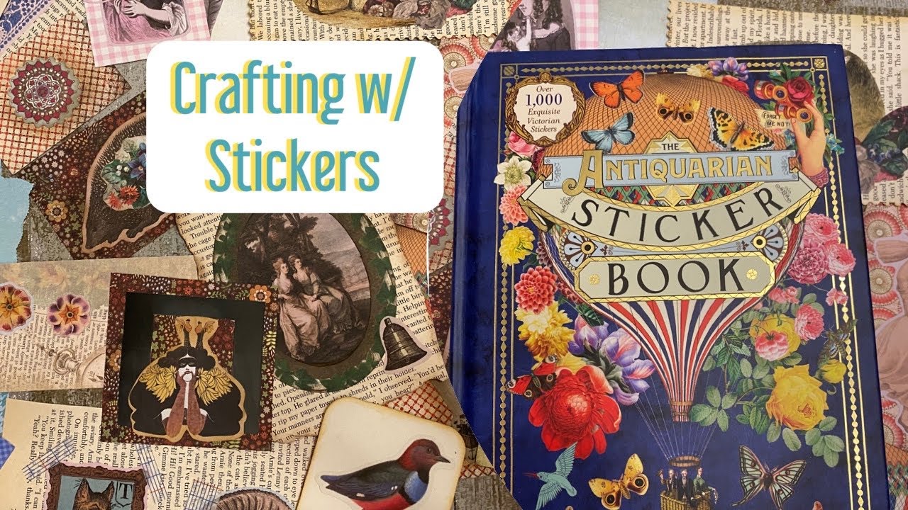 Flip Through NEW! Antiquarian Sticker Book: Bibliophilia - 1000 Stickers by  Odd Dot