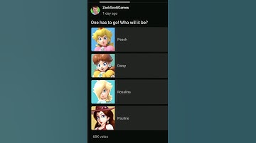 Peach, Daisy, Rosalina, or Pauline?