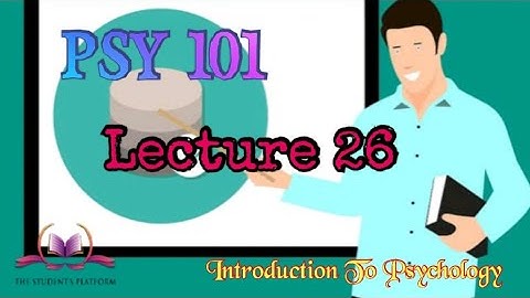 PSY 101 || Lecture 26 || Basic Needs and Secondary Needs || Psychology || Short Lecture VU Lectures