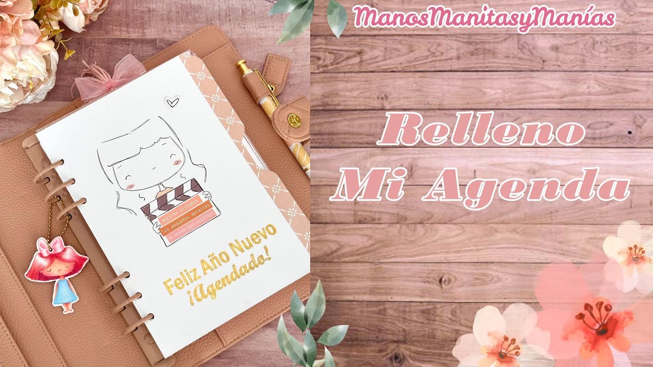 CóMo ReLLeNo Mi AgEnDa..?!!! Nuevo Año, Nueva Agenda!! Así me organizo de manera bonita y divertida😍