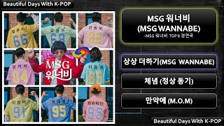 Download lagu 엠에스지 워너비(MSG WANNABE)(MSG WANNABE TOP 8 경연곡)-상상 더하기, 체념, 만약에(2021.05.22.)