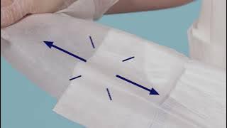 Instructions for how to apply TENA Slip McCohen on a user (Alternative Measurement)