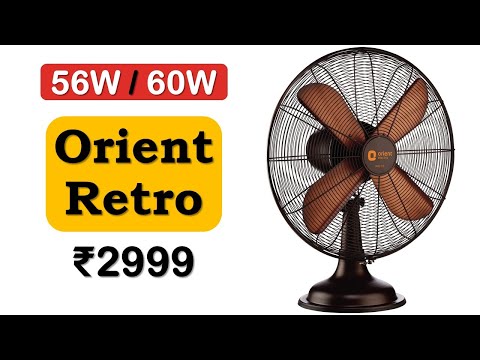 All-Metal Body Fan | Top Table Fan under ₹3000 {हिंदी में} | #Orient Electric Retro