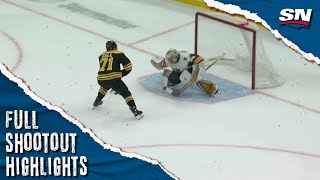 Vegas Golden Knights at Boston Bruins | FULL Shootout Highlights