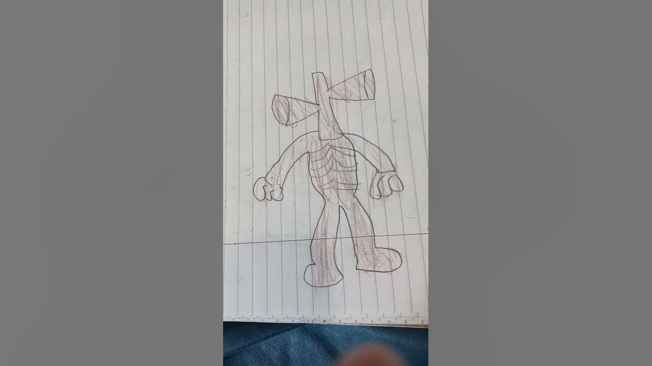 Drawing Siren Head - YouTube