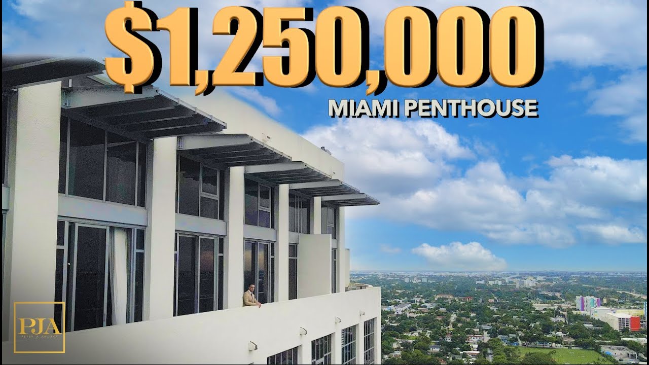 Touring a .25 Million Dollar | Miami Penthouse | Peter J Ancona