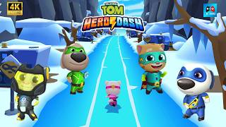 Talking Tom Hero Dash Boss Fight & Rescue Mission 🦸‍♂️ | 4K UHD (60) FPS Fullscreen screenshot 3
