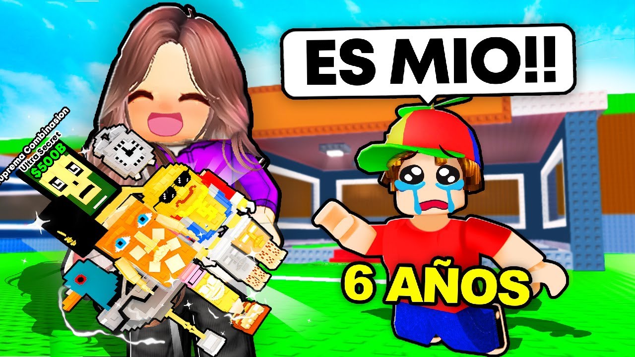 Mi HERMANA Estaba haciendo BULLYING y le ROBÓ sus BRAINROT SECRETOS?! en Steal a Brainrot