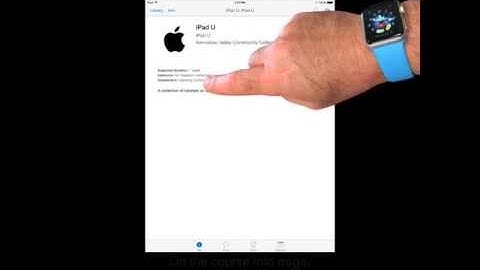 How To Enroll In The iPad U Course In iTunes U