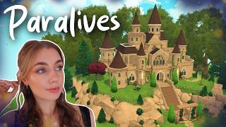 Building A Castle In Paralives │ My First Paralives Build! │ Speedbuild