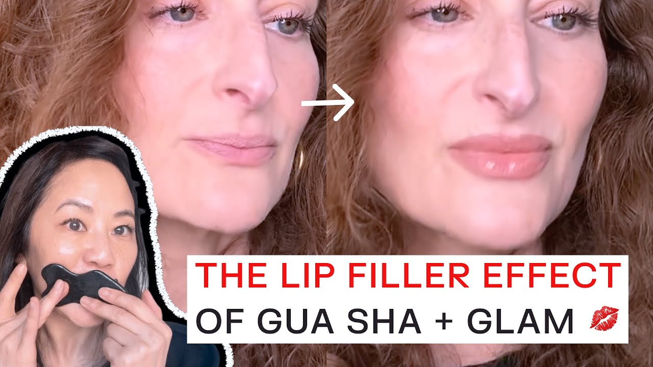 Эффект наполнителя для губ с помощью Гуаша + макияж