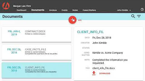 An Overview of the AbacusLaw Client Portal