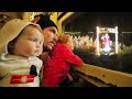 POLAR EXPRESS to visit SANTA!! The Family Rides a Christmas Train for a North Pole winter vacation!