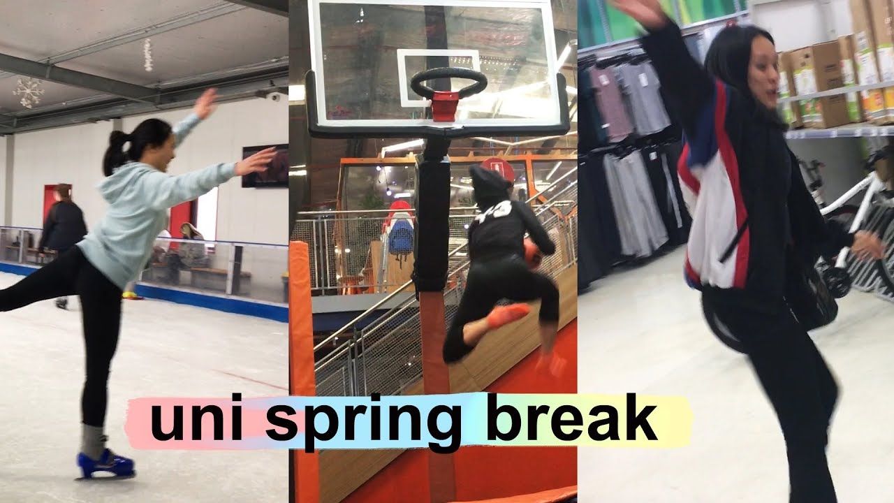 What I did in my mid semester break ice skating + skyzone + more