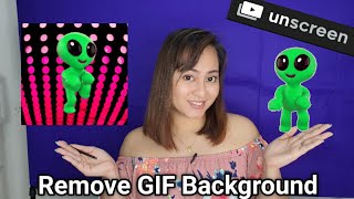 How to remove gif background using Unscreen